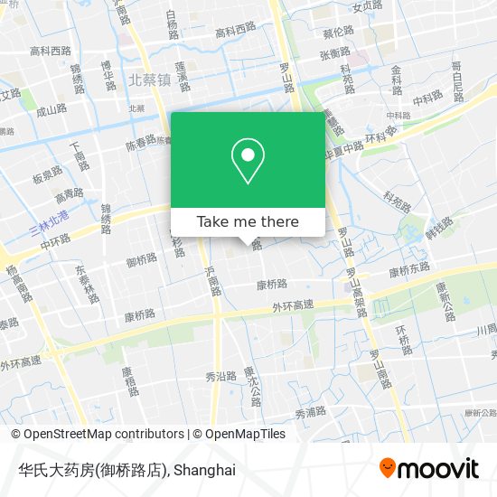 华氏大药房(御桥路店) map