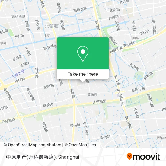 中原地产(万科御桥店) map