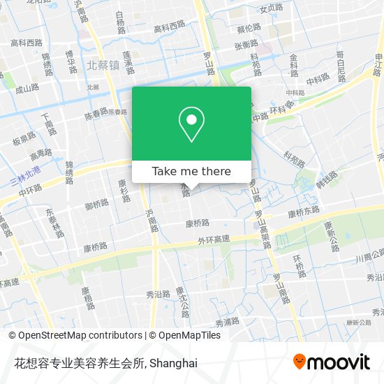 花想容专业美容养生会所 map