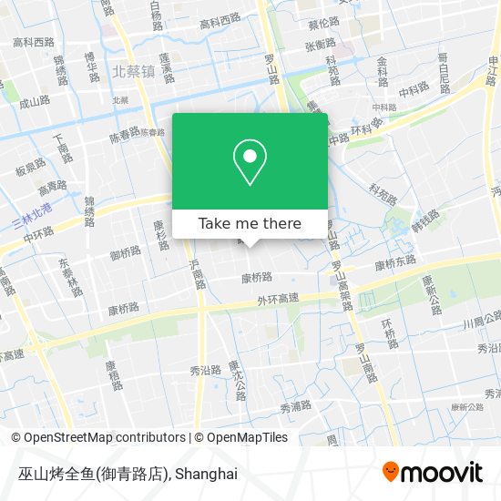 巫山烤全鱼(御青路店) map