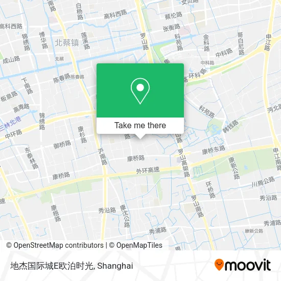 地杰国际城E欧泊时光 map