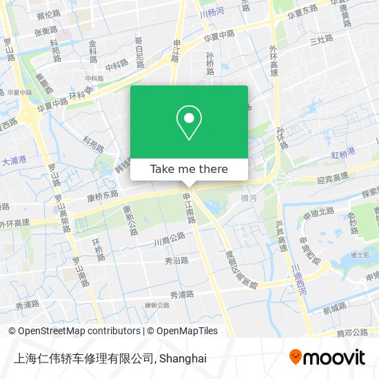 上海仁伟轿车修理有限公司 map