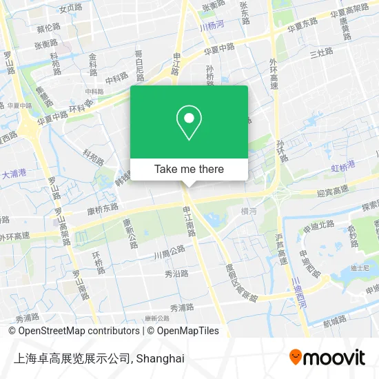 上海卓高展览展示公司 map