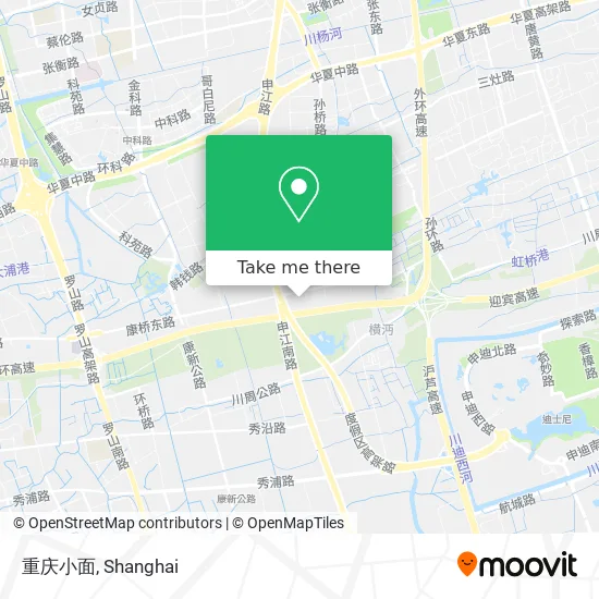 重庆小面 map