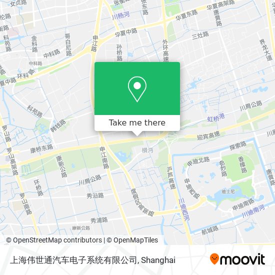 上海伟世通汽车电子系统有限公司 map