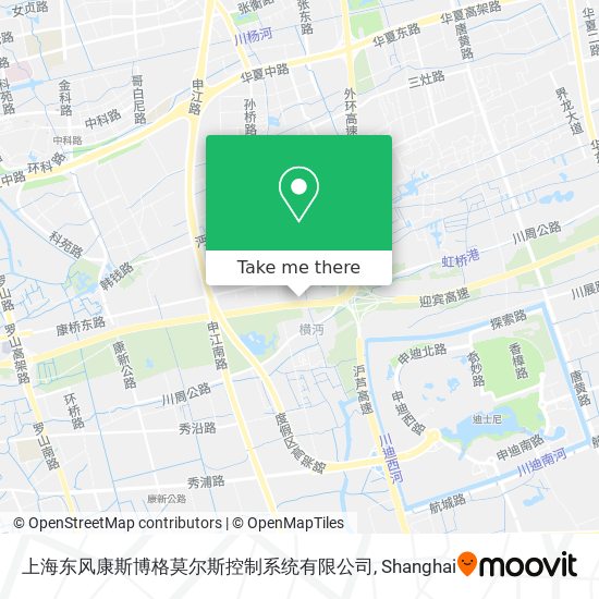 上海东风康斯博格莫尔斯控制系统有限公司 map
