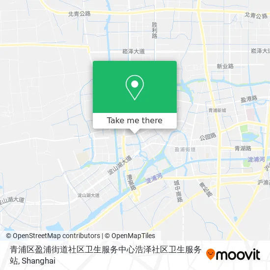 青浦区盈浦街道社区卫生服务中心浩泽社区卫生服务站 map