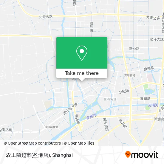 农工商超市(盈港店) map