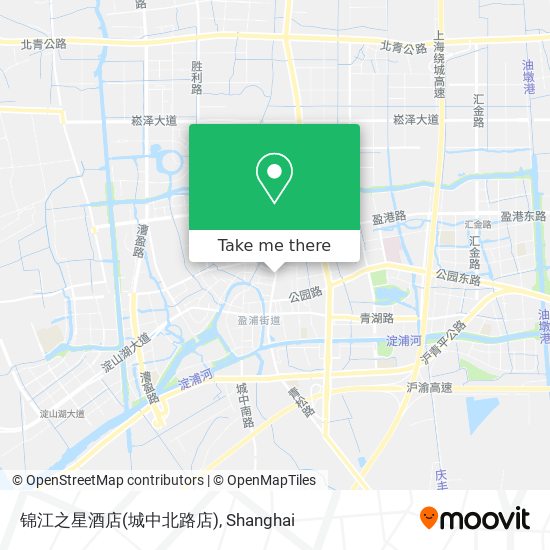 锦江之星酒店(城中北路店) map