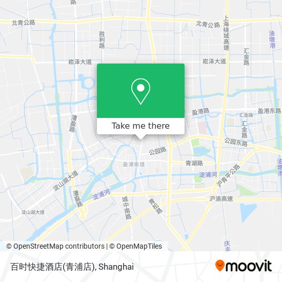 百时快捷酒店(青浦店) map