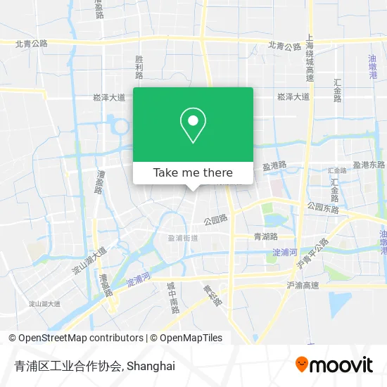青浦区工业合作协会 map