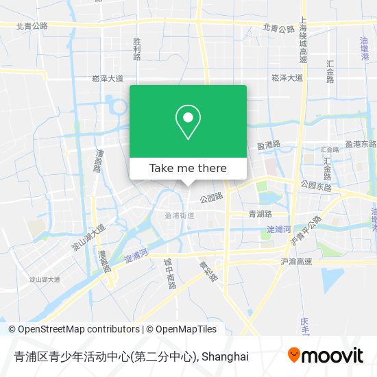 青浦区青少年活动中心(第二分中心) map