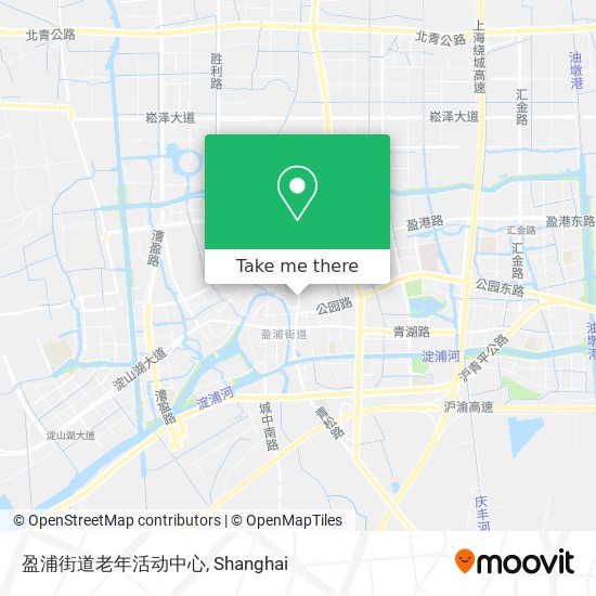 盈浦街道老年活动中心 map