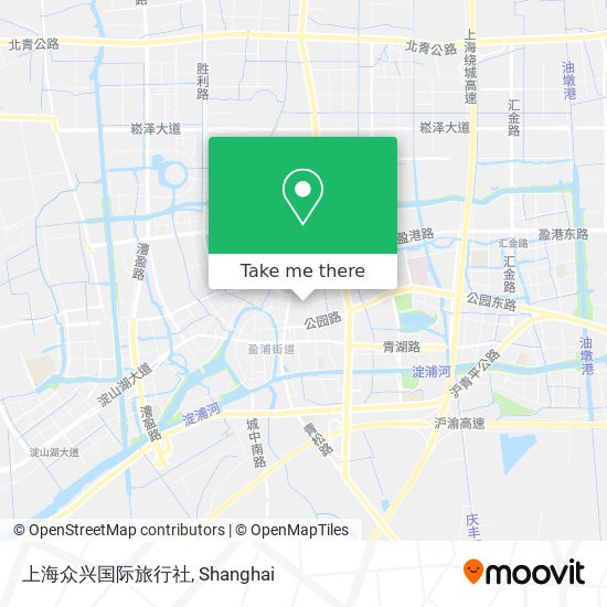 上海众兴国际旅行社 map