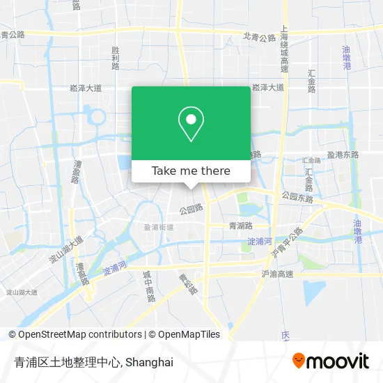青浦区土地整理中心 map