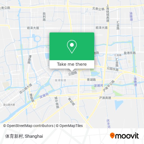 体育新村 map
