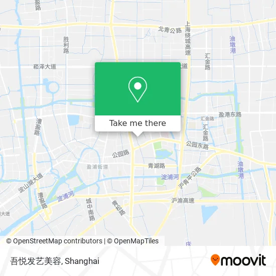 吾悦发艺美容 map