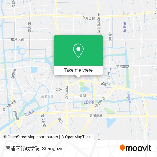 青浦区行政学院 map
