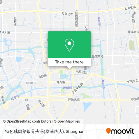 特色咸肉菜饭骨头汤(华浦路店) map