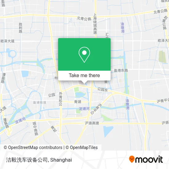 洁毅洗车设备公司 map