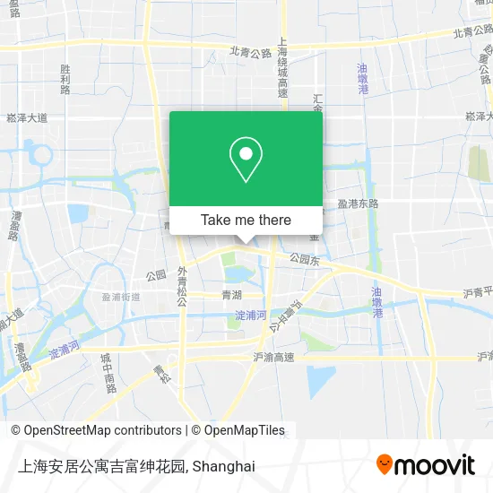 上海安居公寓吉富绅花园 map