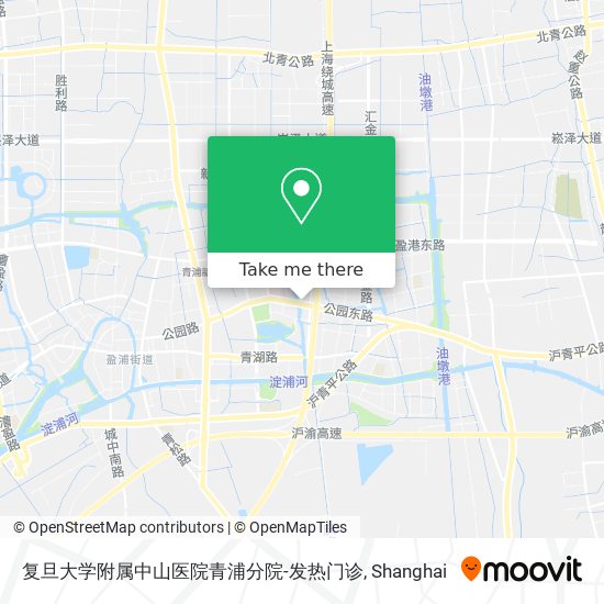 复旦大学附属中山医院青浦分院-发热门诊 map