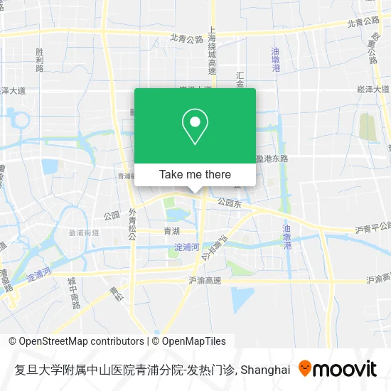 复旦大学附属中山医院青浦分院-发热门诊 map