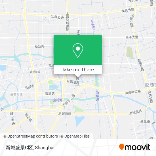 新城盛景C区 map