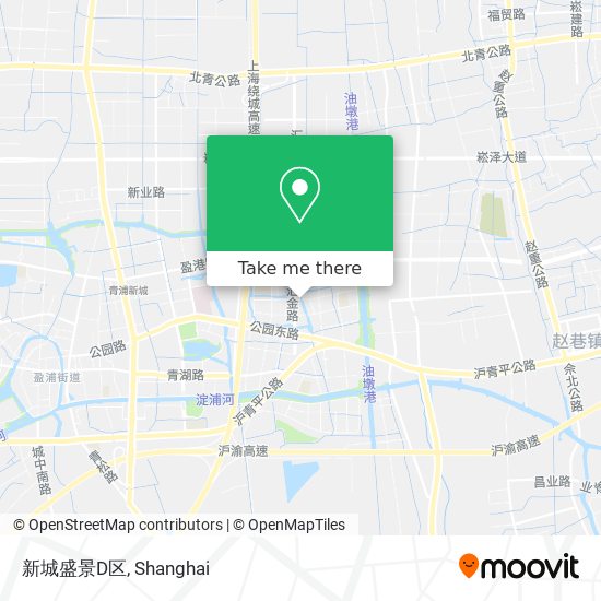 新城盛景D区 map
