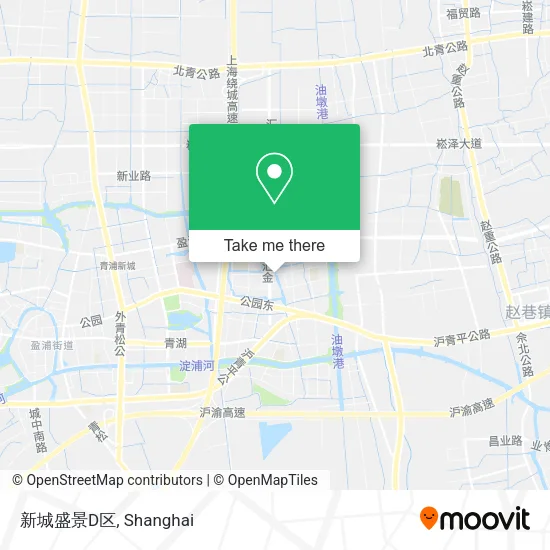 新城盛景D区 map