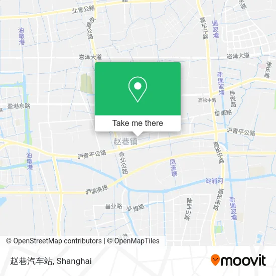 赵巷汽车站 map