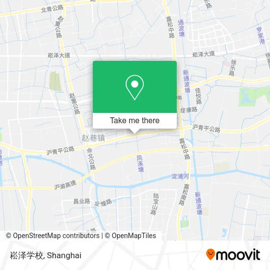崧泽学校 map