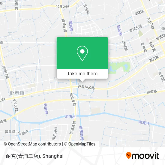 耐克(青浦二店) map