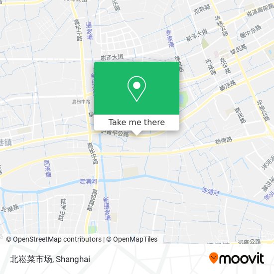 北崧菜市场 map