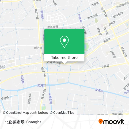北崧菜市场 map