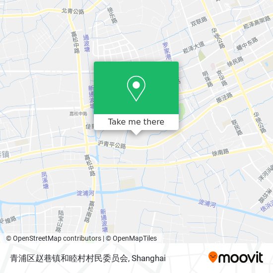 青浦区赵巷镇和睦村村民委员会 map