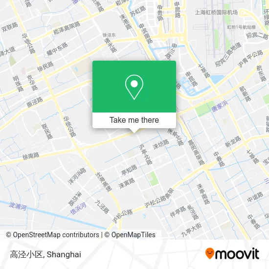 高泾小区 map