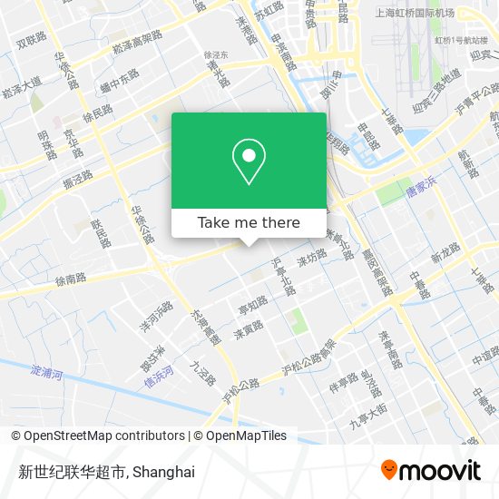 新世纪联华超市 map