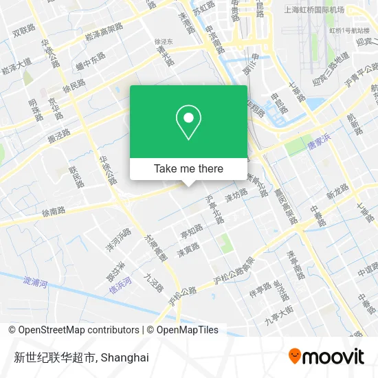 新世纪联华超市 map