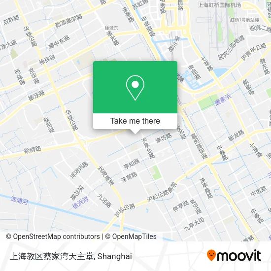 上海教区蔡家湾天主堂 map