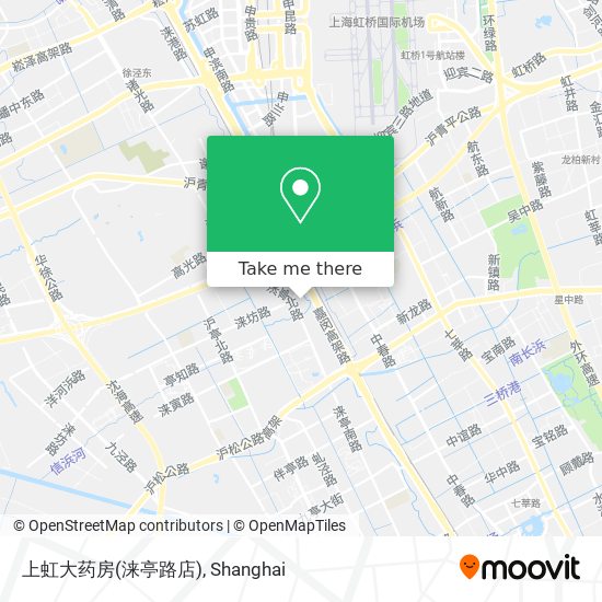 上虹大药房(涞亭路店) map