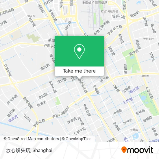 放心馒头店 map