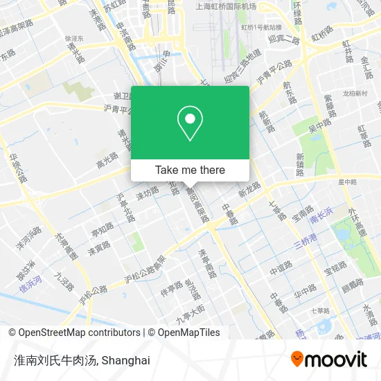 淮南刘氏牛肉汤 map