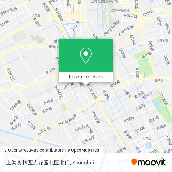上海奥林匹克花园北区北门 map