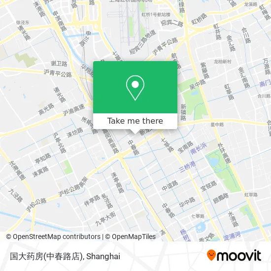 国大药房(中春路店) map
