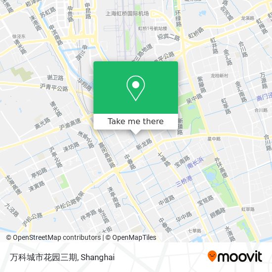 万科城市花园三期 map