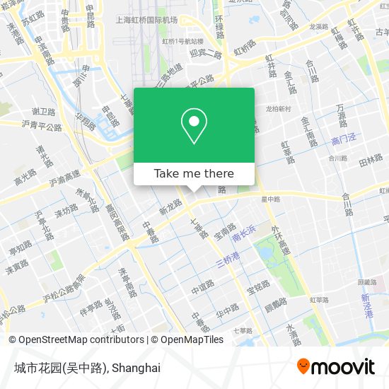 城市花园(吴中路) map