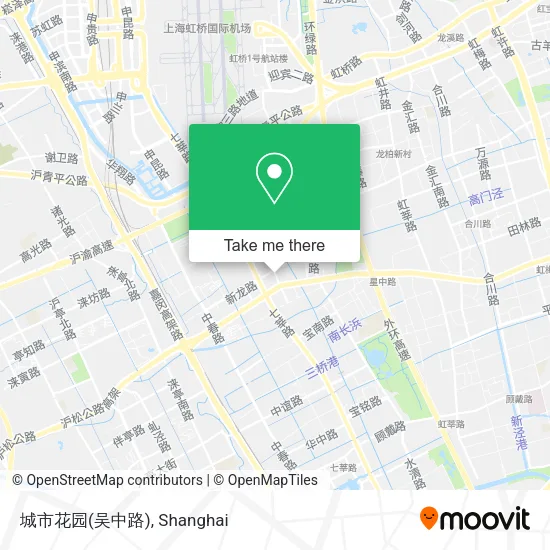 城市花园(吴中路) map