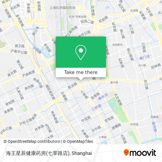 海王星辰健康药房(七莘路店) map