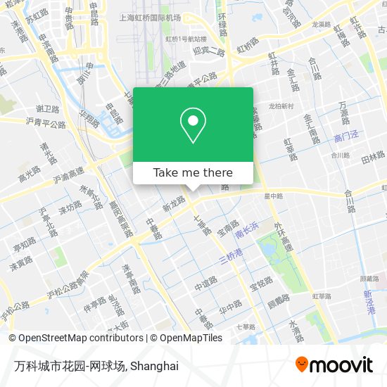万科城市花园-网球场 map